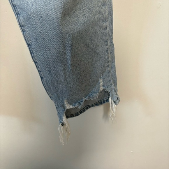 Pistola Charlie High Rise Distressed Button Fly Jeans in Ruthless Light Wash - Picture 6 of 11